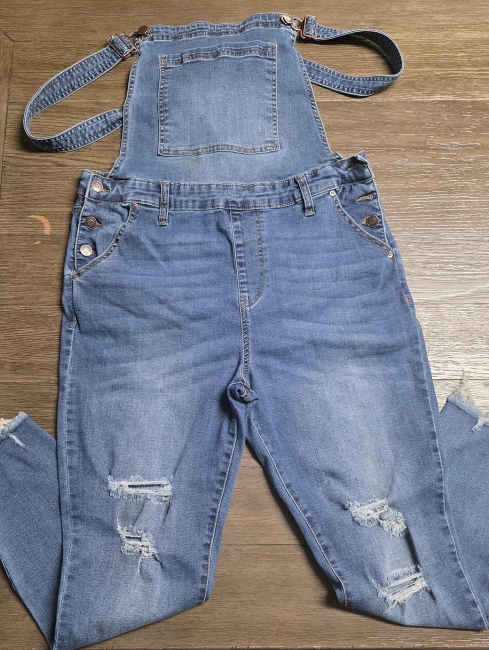 Denim Overalls For Women Blue